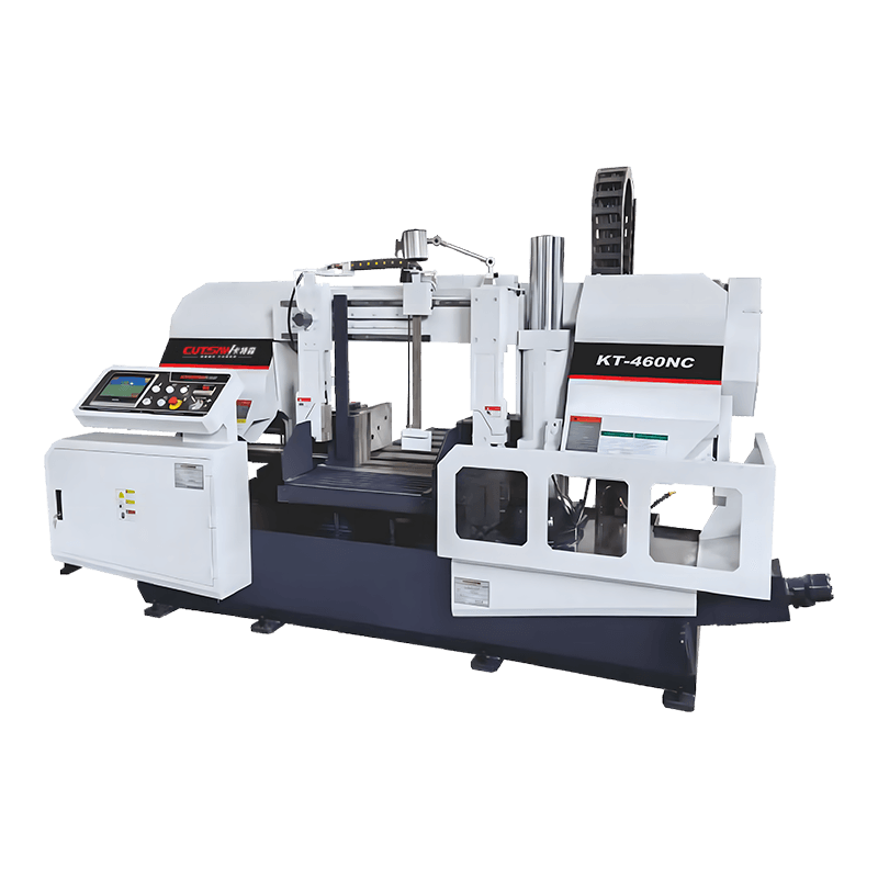 Machine de scie à ruban métallique horizontale CNC personnalisée KT-460NC Machine de scie à ruban métallique horizontale CNC personnalisée KT-460NC