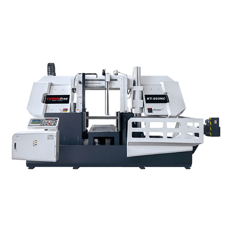 Machine de scie à ruban entièrement automatique horizontale à grande vitesse de KT-860NC pour le métal
