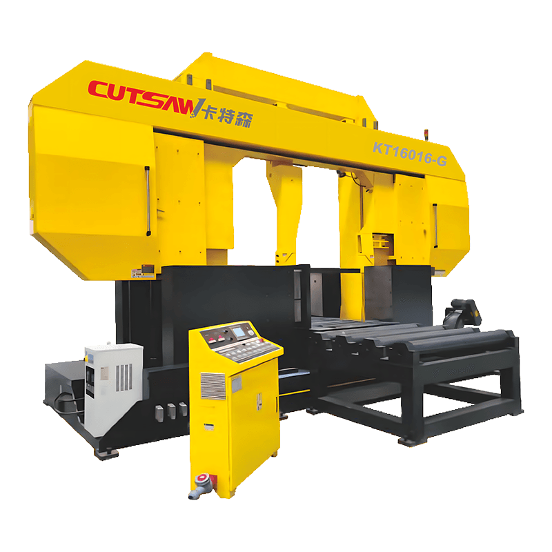 Machine de sciage à ruban à coupe horizontale personnalisée entièrement automatique KT16016-G