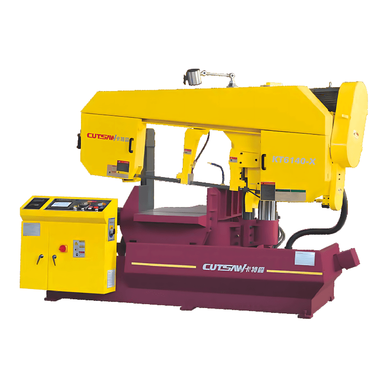 Machine de scie à ruban à angle de 45 degrés pour scier les métaux KT6140-X