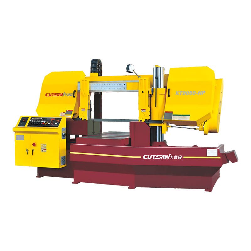 Machine de scie à ruban à onglets hydraulique horizontale en métal KT9050-HP