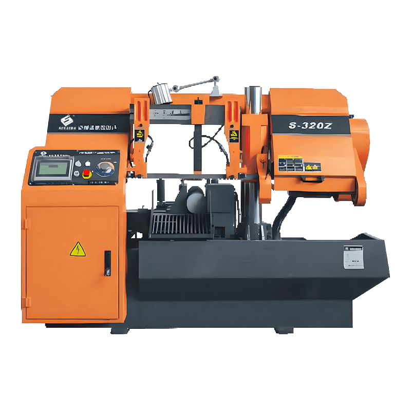 Machine de scie à ruban de coupe de métal d'angle CNC automatique S-320Z